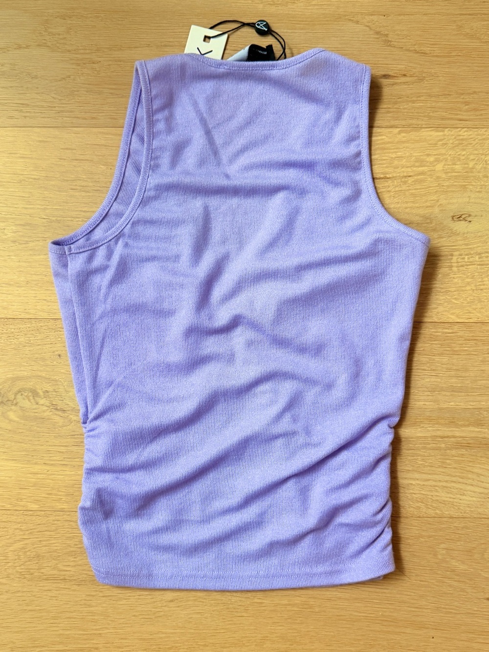 Mink Pink Lavender Twist-Front Tank Top - XS - Picture 3 of 4